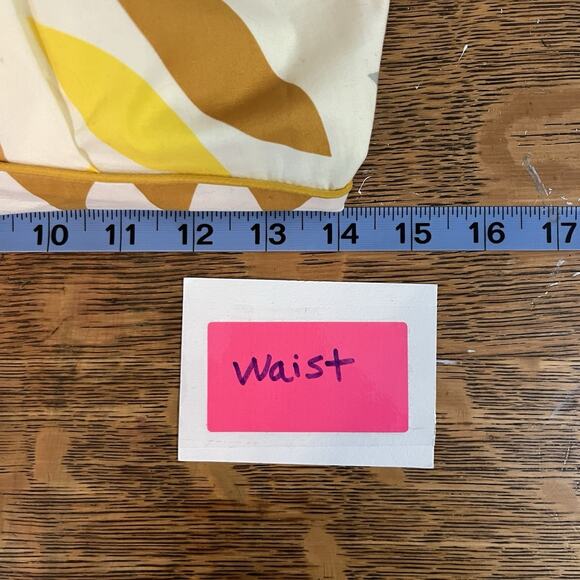 Adrianna Papell Women's Yellow Brown Sheath Dress 4 Classy Wedding Guest Preppy - Picture 7 of 11